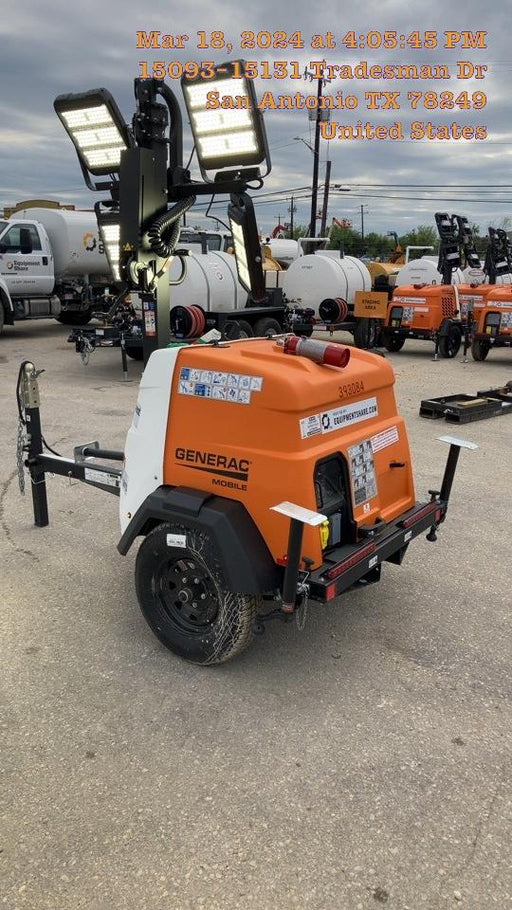 2024 Generac MLT2 Diesel, Flex Switch 120V Input, Powerzone Controller, 
(4) 320W LED Lights, 4kW Generator, 39.9 Gal Fuel Tank, 2" Ball, T3