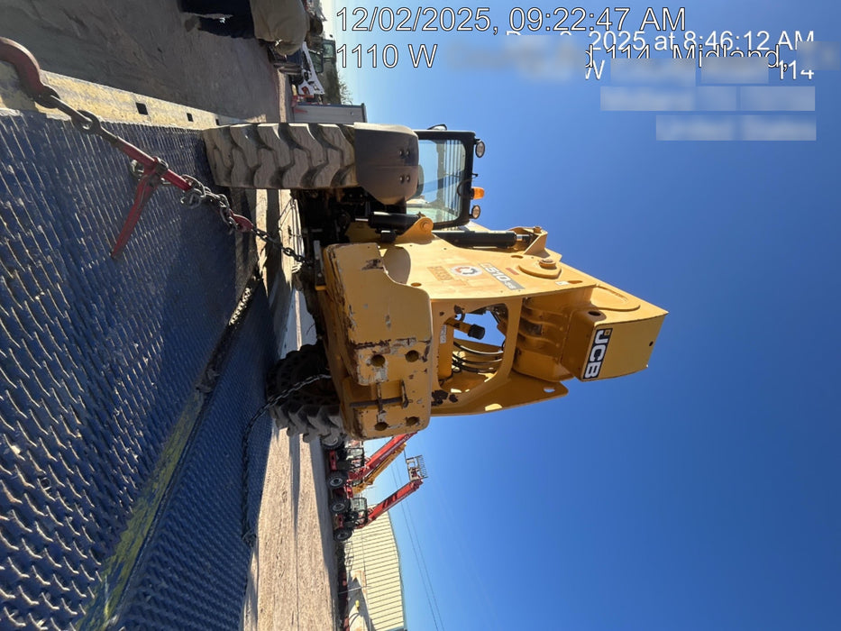 2019 JCB 510-56 Canopy, 74 HP, Solid Tires, STD Worklight, Beacon, Aux Hydraulics, Lifting Eye, Back up Alarm w/66" Carriage/60" Forks