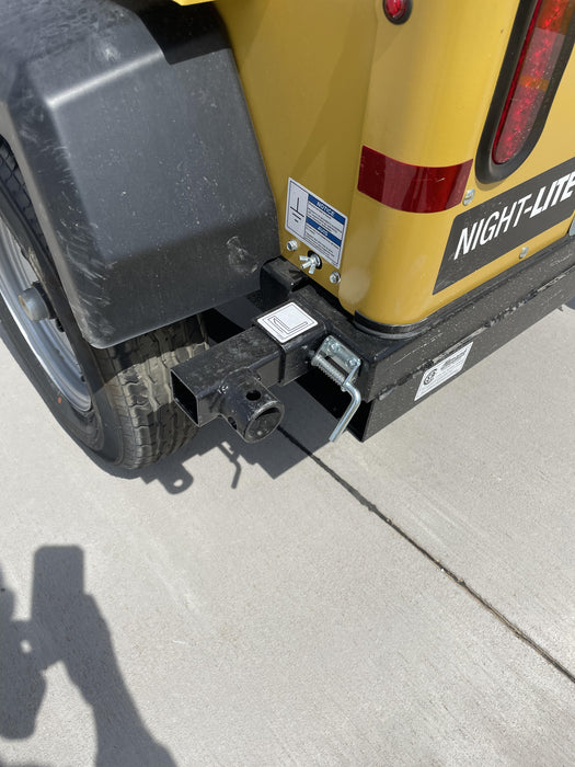 2022 Allmand NLV3GR (4) LED Light Fixture 350W, 23' Vertical Mast, 3kW Prime, Towable, ES Decals, T3