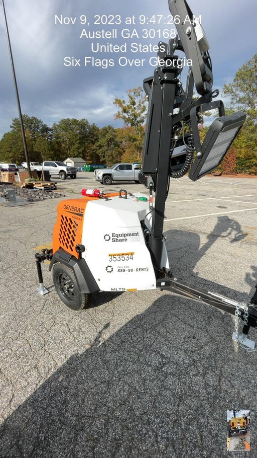 2023 Generac MLT2 Diesel, Flex Switch 120V Input, Powerzone Controller, (4) 320W LED Lights, 4kW Generator, 39.9 Gal Fuel Tank, 2" Ball, T3