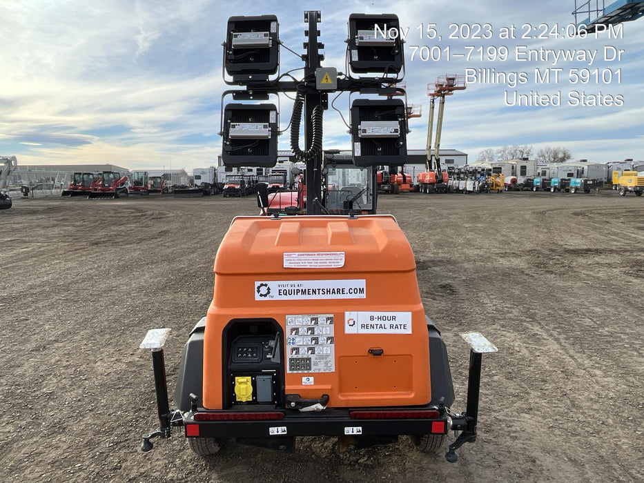 2023 Generac MLT2 Diesel, Flex Switch 120V Input, Powerzone Controller, (4) 320W LED Lights, 4kW Generator, 39.9 Gal Fuel Tank, 2" Ball, T3