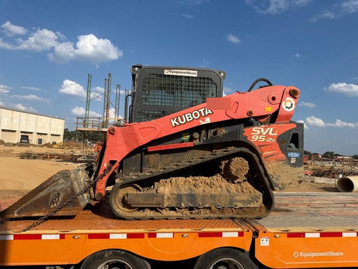 2019 Kubota SVL95-2S Cab/Heat/Air, Standard Tracks, Standard Flow w/Manual QC, 80" HD Tooth Bucket