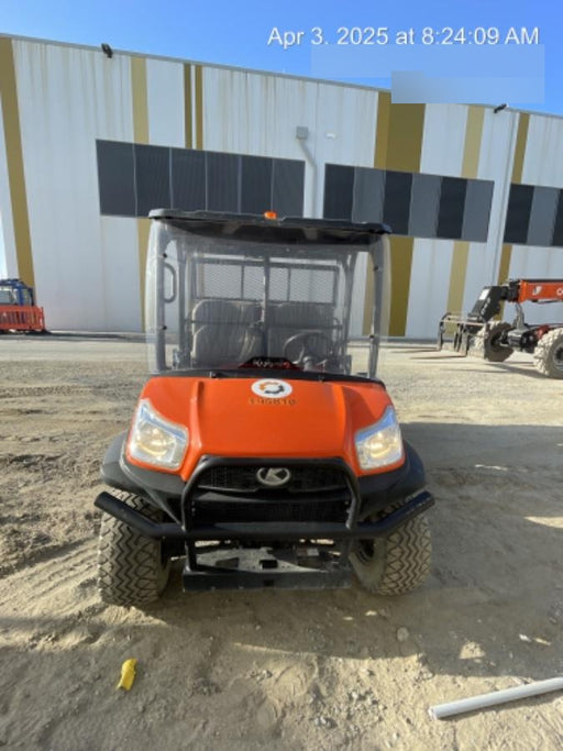 2022 Kubota RTV-X1140W-H Plastic Canopy, Windshield Acrylic Clear, LED Strobe Light, Wire Harness Kit, Back up Alarm