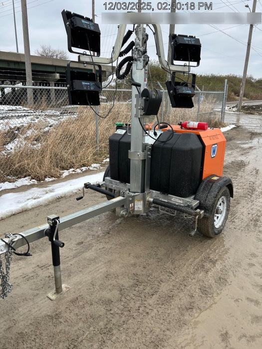 2024 Wanco WLTT-4MM4K Diesel, Deep Sea Controller, Shore Power Plug, Auto Start, (4) 350W LED Floodlights, 4kW Generator, 60 Gal Fuel Tank, 2" Ball, T3