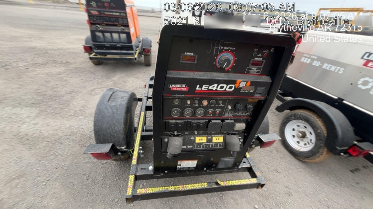 2024 Lincoln Electric LE400 Kubota V1505, Trlr, Cable Rack, Light Kit, ES Decals, T3