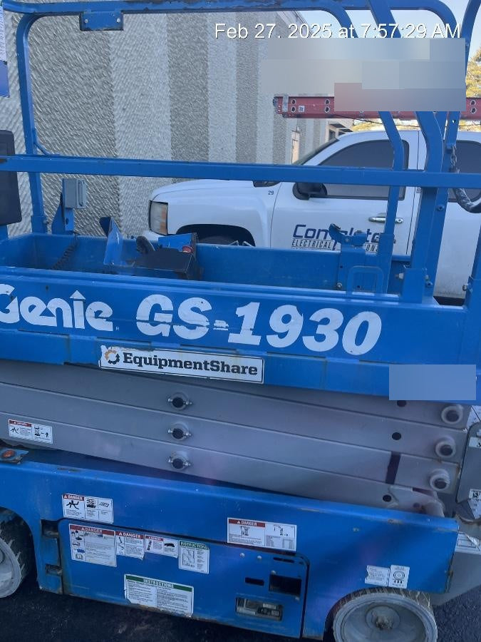 2018 Genie GS-1930 Genie GS-1930 w/Fixed Rail, Chain Entry