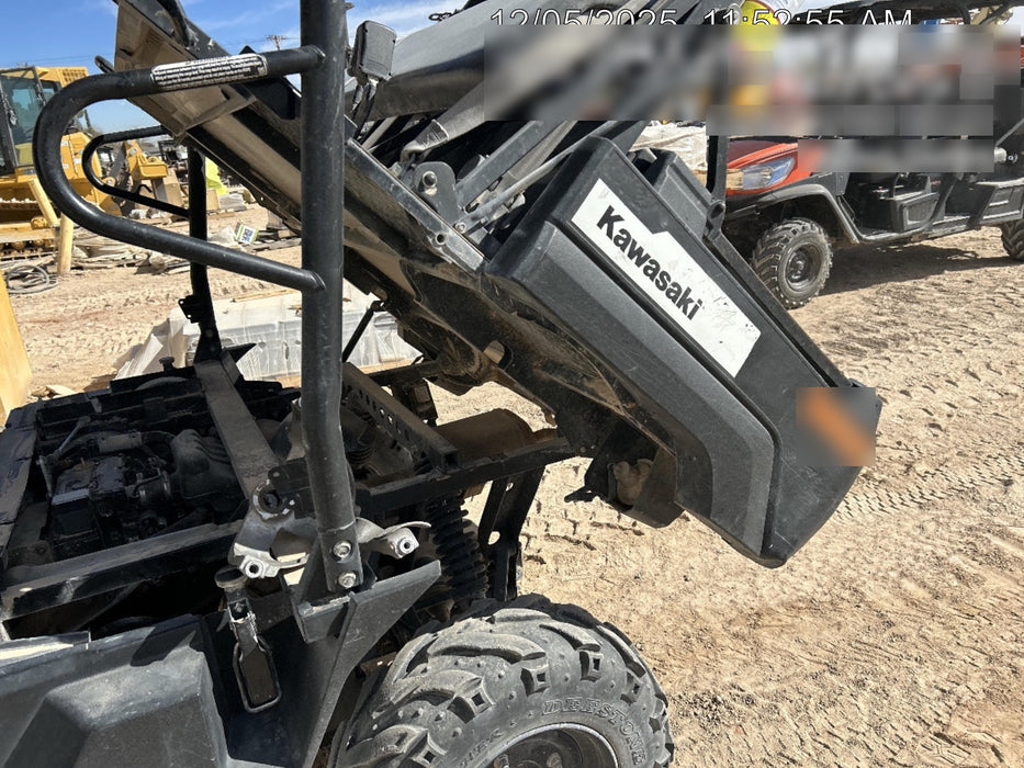 2018 Kawasaki MULE PRO-DX Kawasaki Mule 4x4 Diesel UTV w/Hard Top, No Windshield, No Doors, Beacon, Backup Alarm, ES Keypad/Hardware Installed