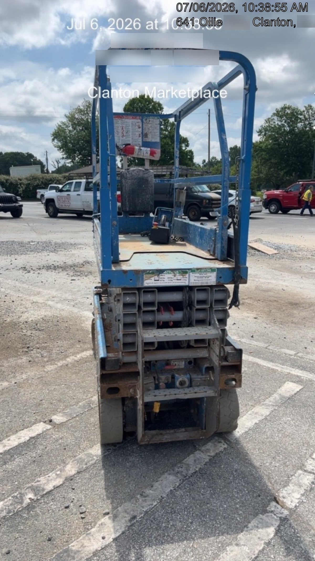2019 Genie GS-1930 Fixed Rails with Chain Entry
