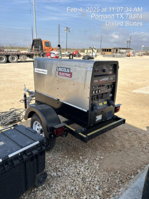 2025 Lincoln Electric LE400 Diesel, Kubota V1505, 22 HP, Trlr, Cable Rack, Light Kit, ES Decals, T3