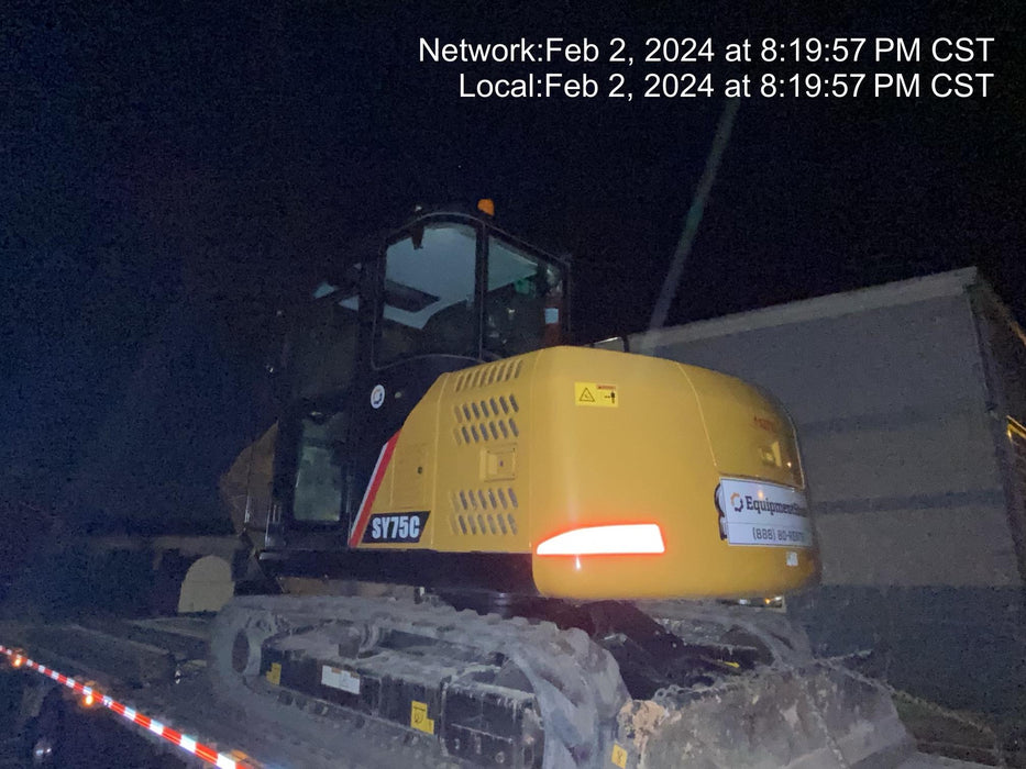 2020 Sany SY75C Rubber Hydraulic Excavator