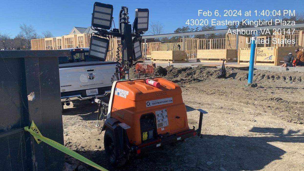 2023 Generac MLT2 Diesel, Flex Switch 120V Input, Powerzone Controller, (4) 320W LED Lights, 4kW Generator, 39.9 Gal Fuel Tank, 2" Ball, T3