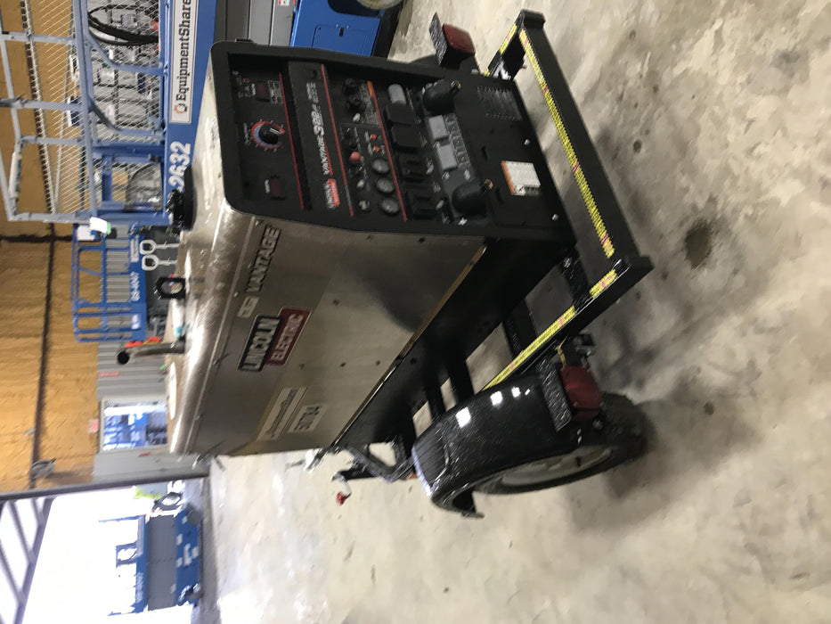 2019 Lincoln Electric Vantage 322 Welder Ready-Pak 3, Two wheel trailer, Fender and Light kit, Cable Rack