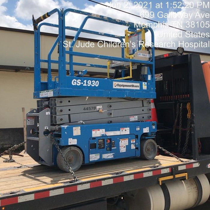 2019 Genie GS-1930 Fixed rails with chain Entry