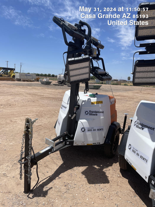 2024 Generac MLT2 Diesel, Flex Switch 120V Input, Powerzone Controller, 
(4) 320W LED Lights, 4kW Generator, 39.9 Gal Fuel Tank, 2" Ball, T3