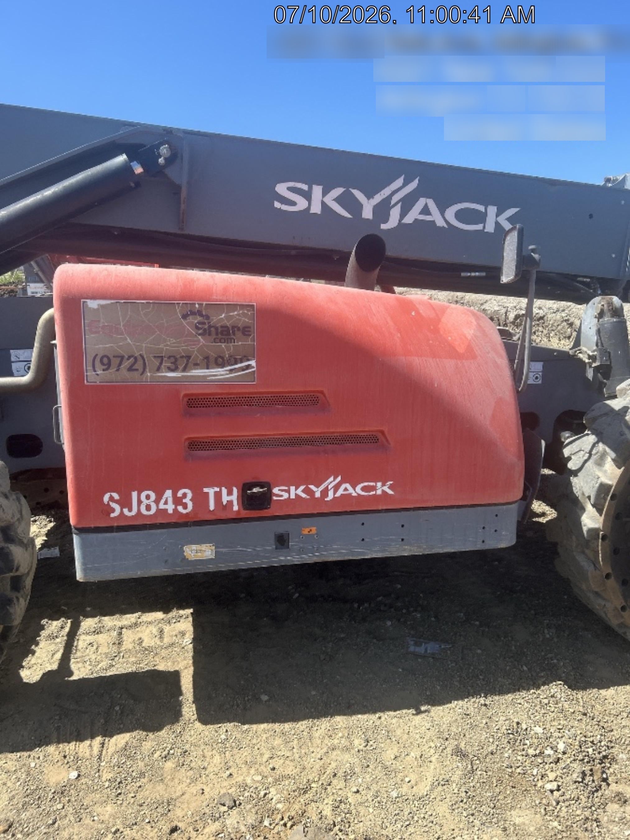 2016 SKYJACK SJ843 TH