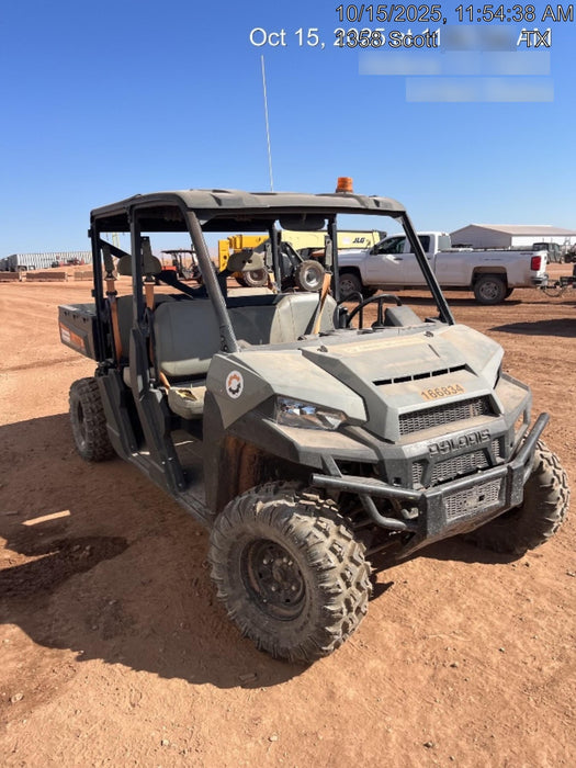 Polaris Pro XD 4000D AWD Canopy, Diesel, 4-6 Passenger, LED Strobe, Rearview Mirror