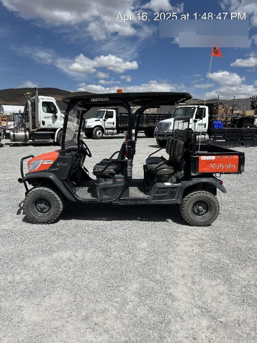 2021 Kubota RTV-X1140W-H Plastic Canopy, Windshield Acrylic Clear, LED Strobe Light, Wire Harness Kit, Back up Alarm