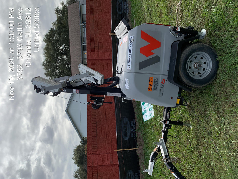 2019 Wacker Neuson LTV6K-LED Standard LED Towable Light Tower w/None