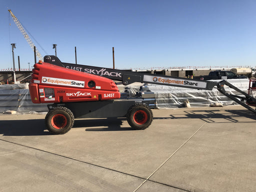 2019 Skyjack SJ45T+ Diesel, Foam Filled Tires, Welder Ready Generator, Beacon