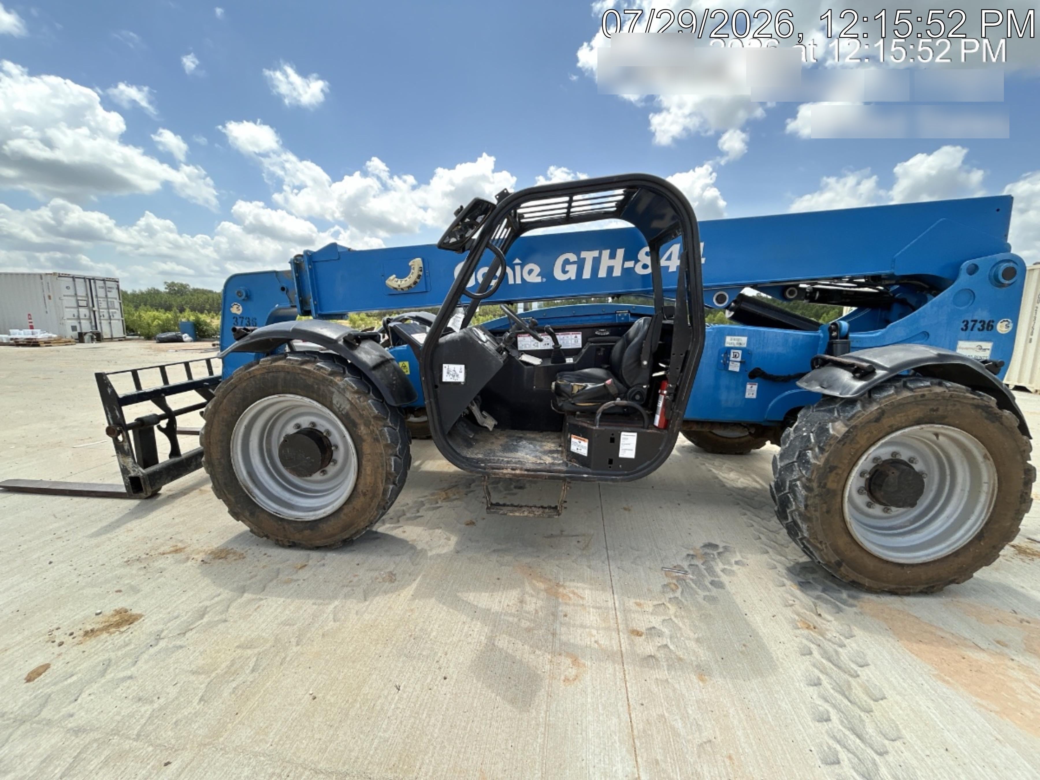 2017 Genie GTH-844 Genie GTH 844, Solid Tires, 60" carriage, Open ROPS - GTH08E-10916