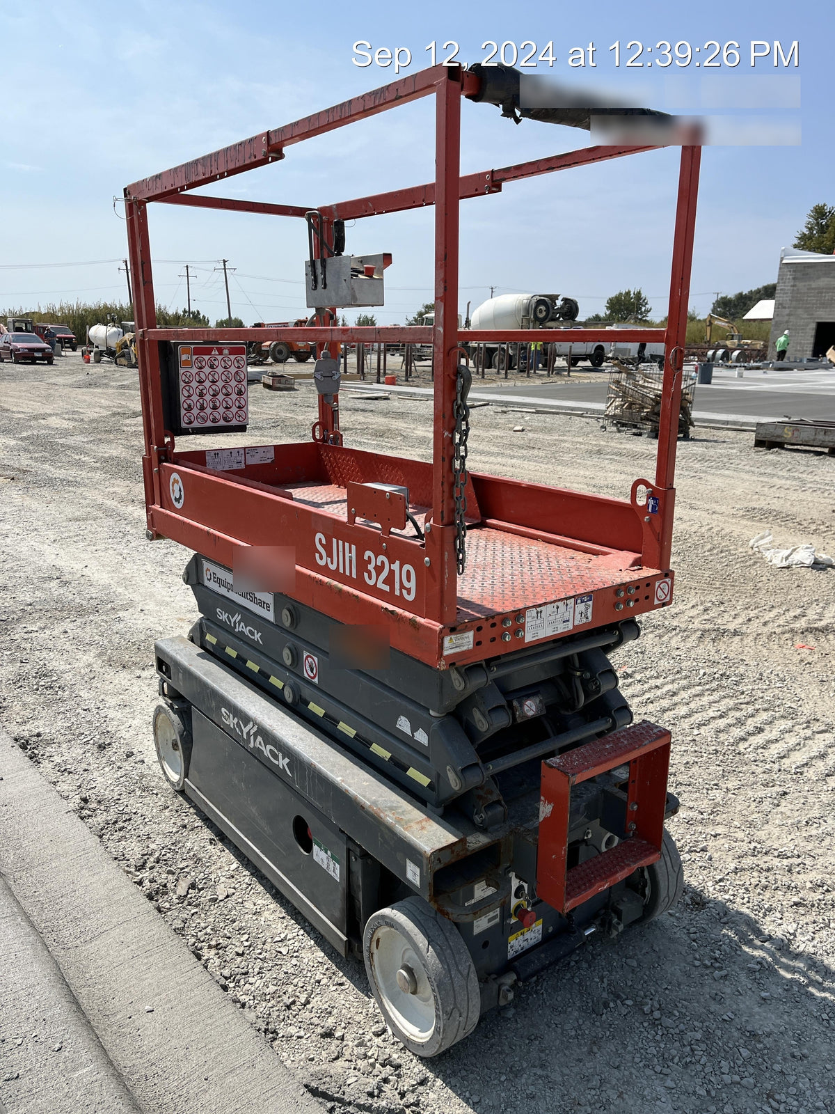 2019 Skyjack SJIII-3219 Standard Options, Trojan Batteries