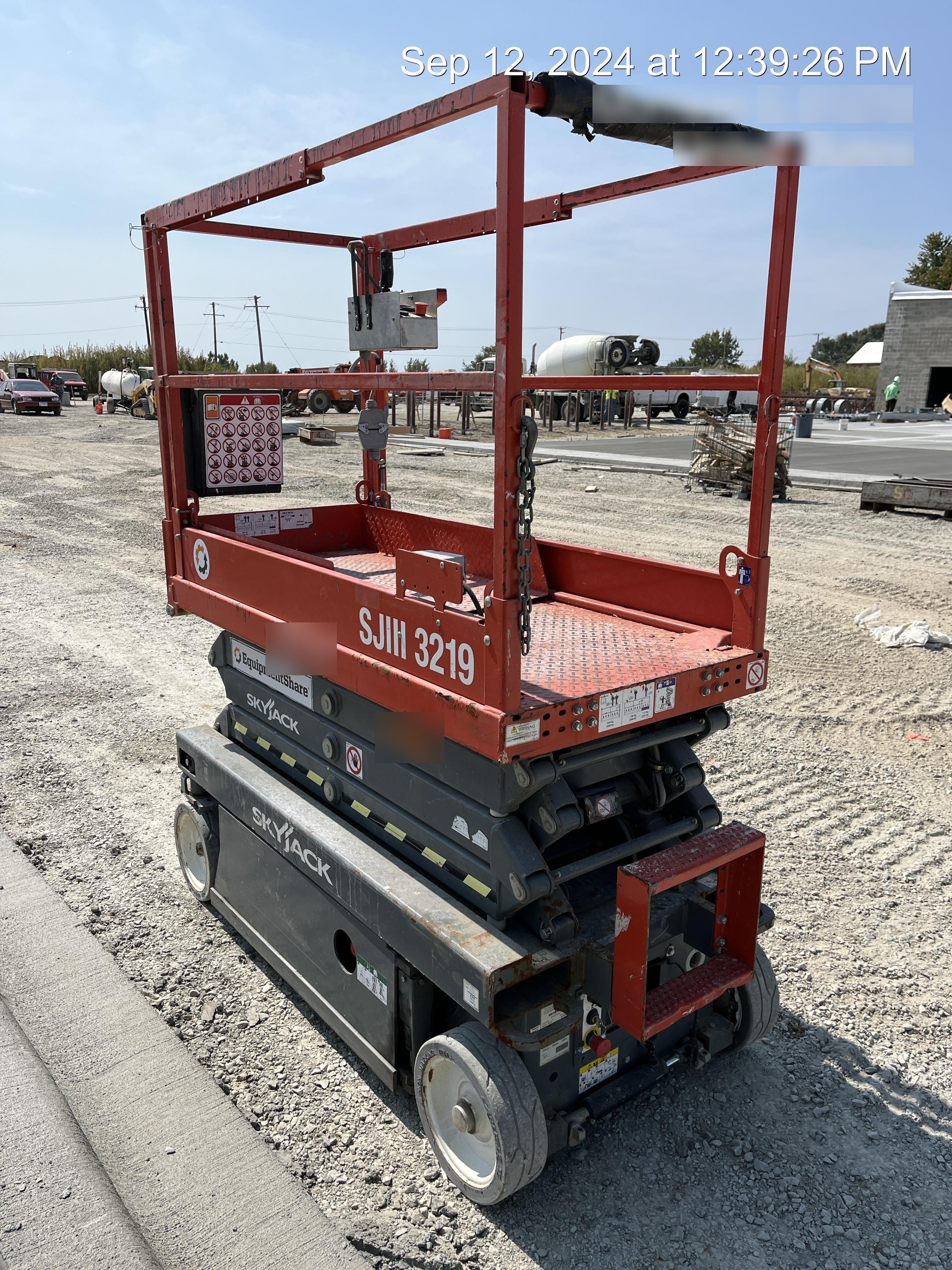 2019 Skyjack SJIII-3219 Standard Options, Trojan Batteries