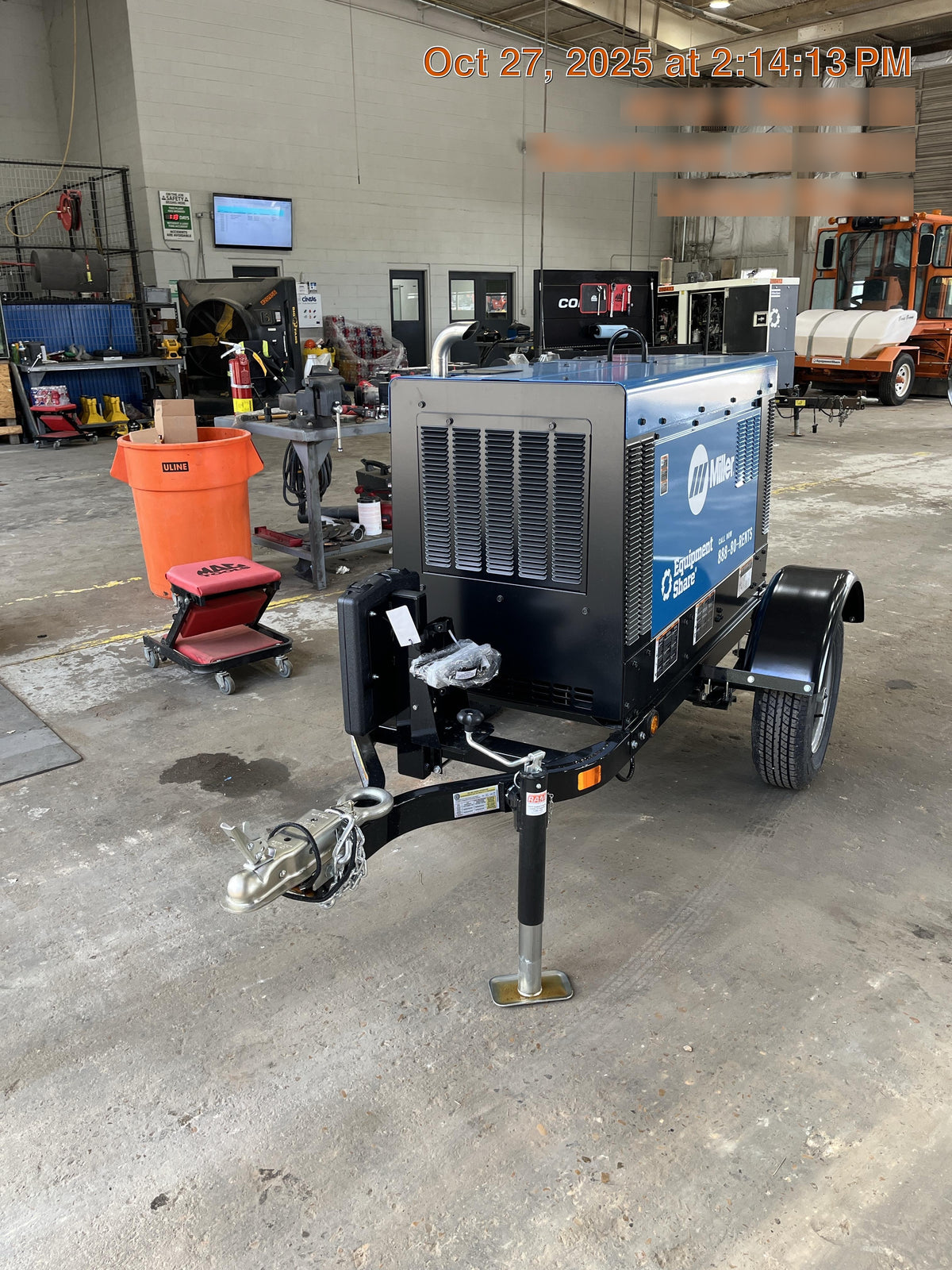 2025 MILLER ELECTRIC BIG BLUE 400