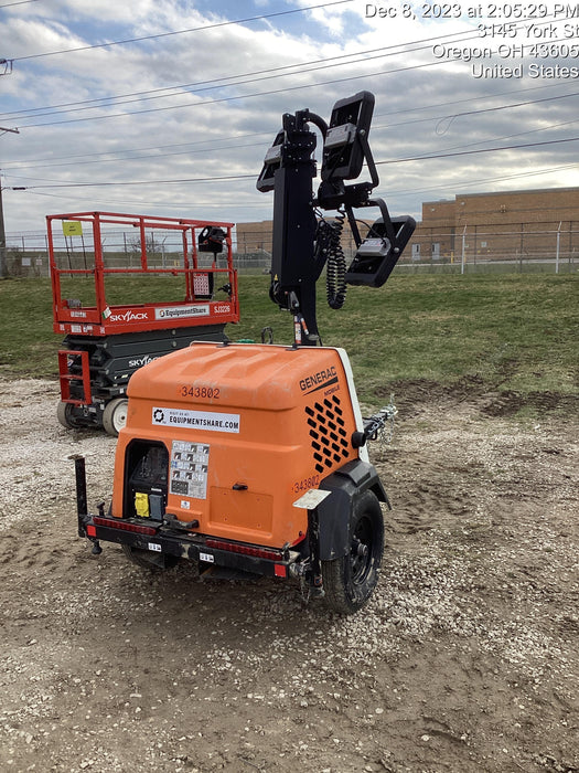 2023 Generac MLT2 Diesel, Flex Switch 120V Input, Powerzone Controller, (4) 320W LED Lights, 4kW Generator, 39.9 Gal Fuel Tank, 2" Ball, T3