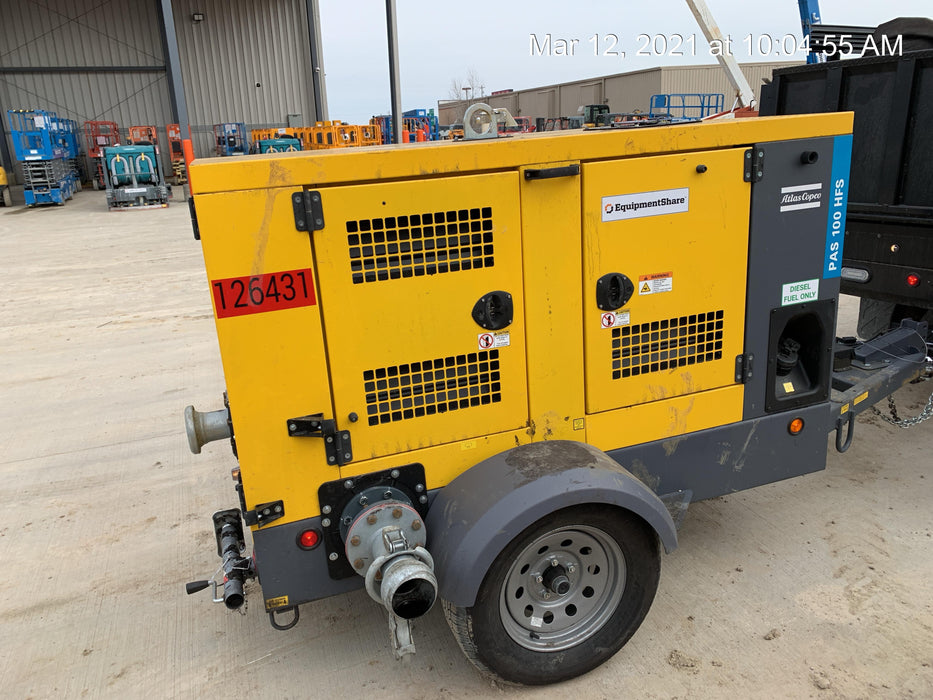 2020 ATLAS COPCO PAS 100 HF CS Enclosed