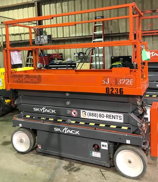 2018 Skyjack SJIII-3226 Skyjack SJIII3226 Scissor Lift w/Trojan Batteries