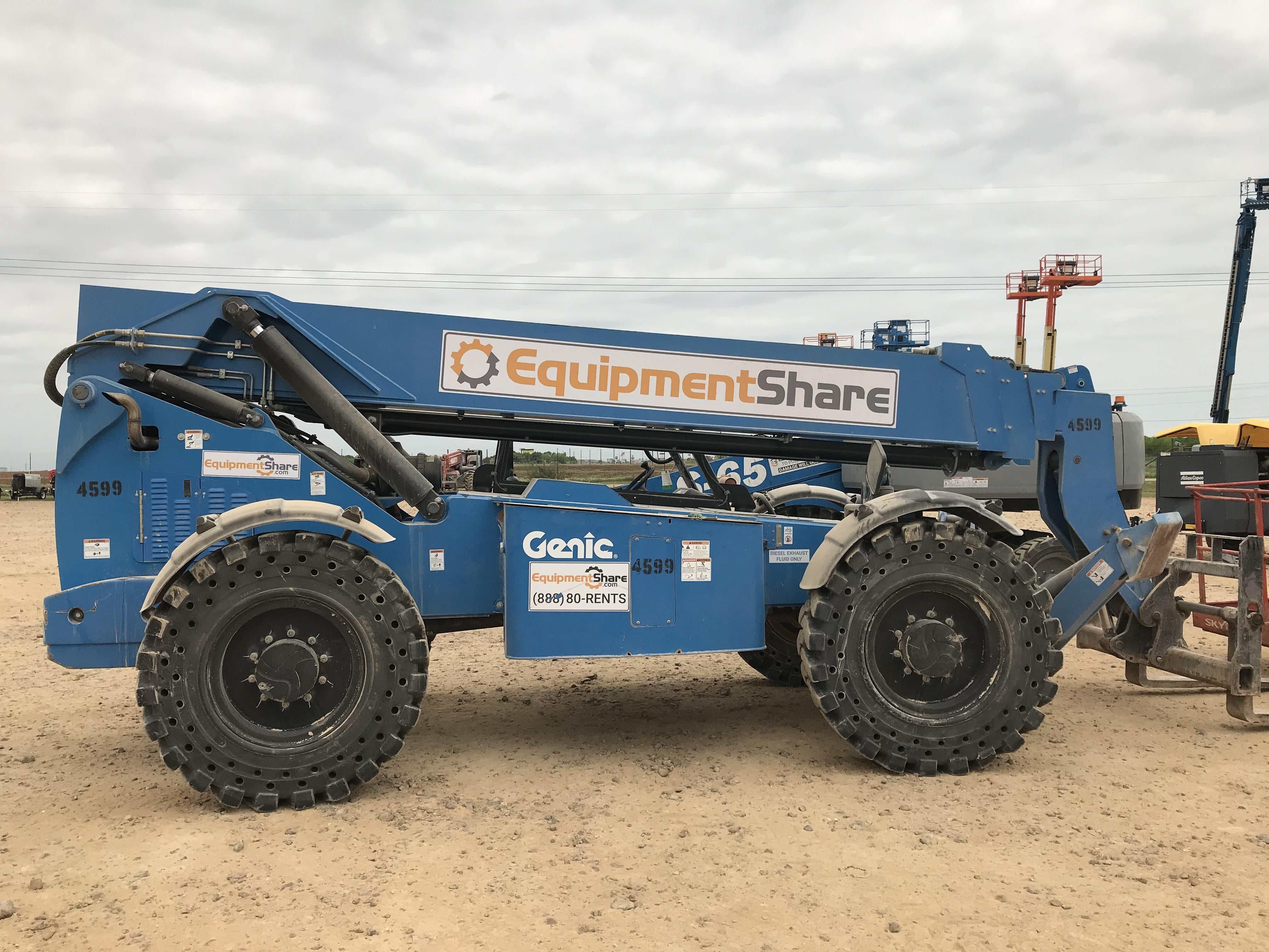 2017 Genie GTH-1056 Genie GTH1056, Solid Tires, 60" carriage, Light Kit, Open ROPS