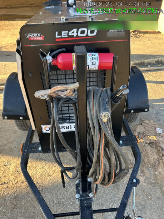 2024 Lincoln Electric LE400 Kubota V1505, Trlr, Cable Rack, Light Kit, ES Decals, T3
