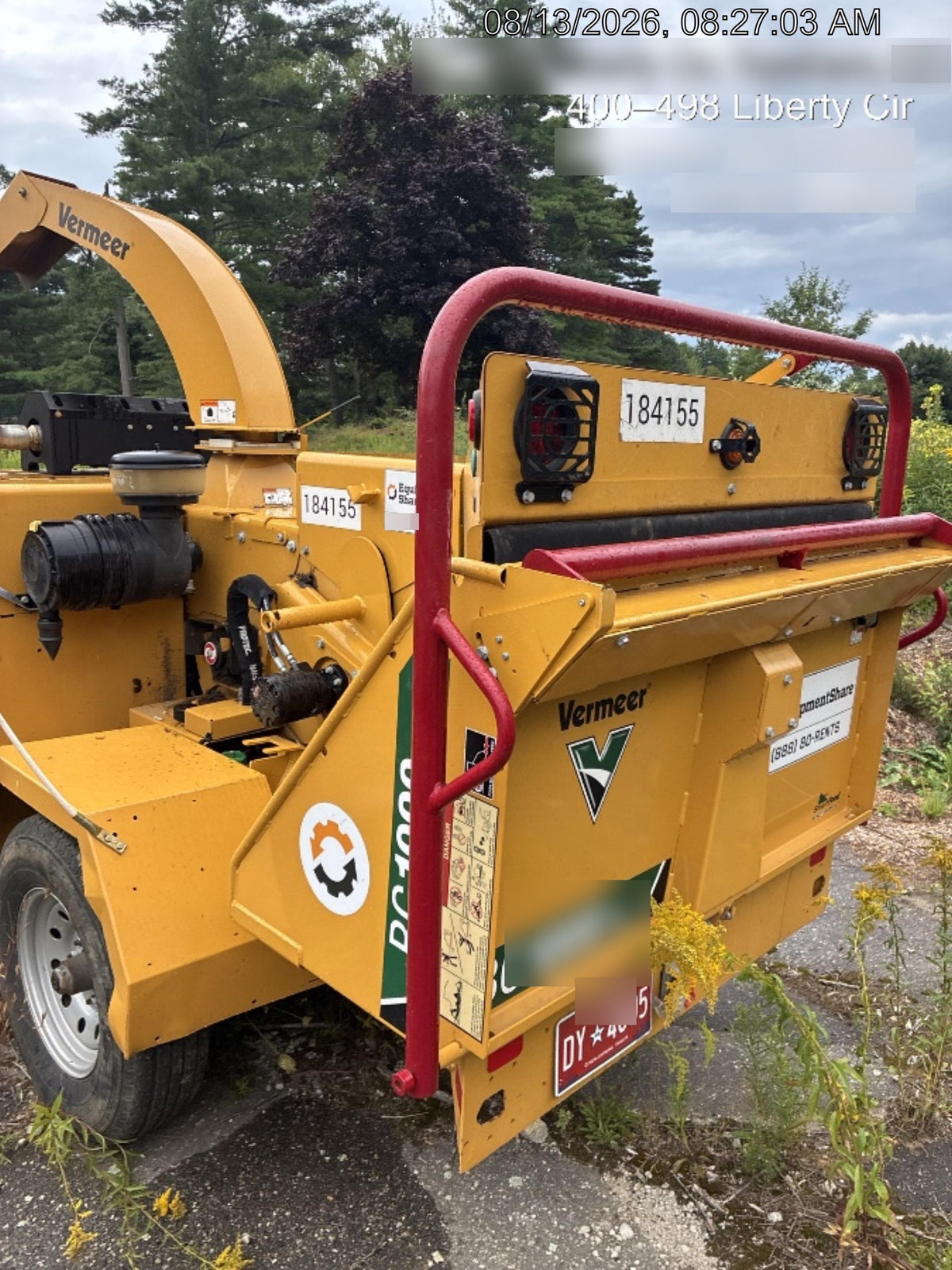 2021 VERMEER BC1000XL Diesel