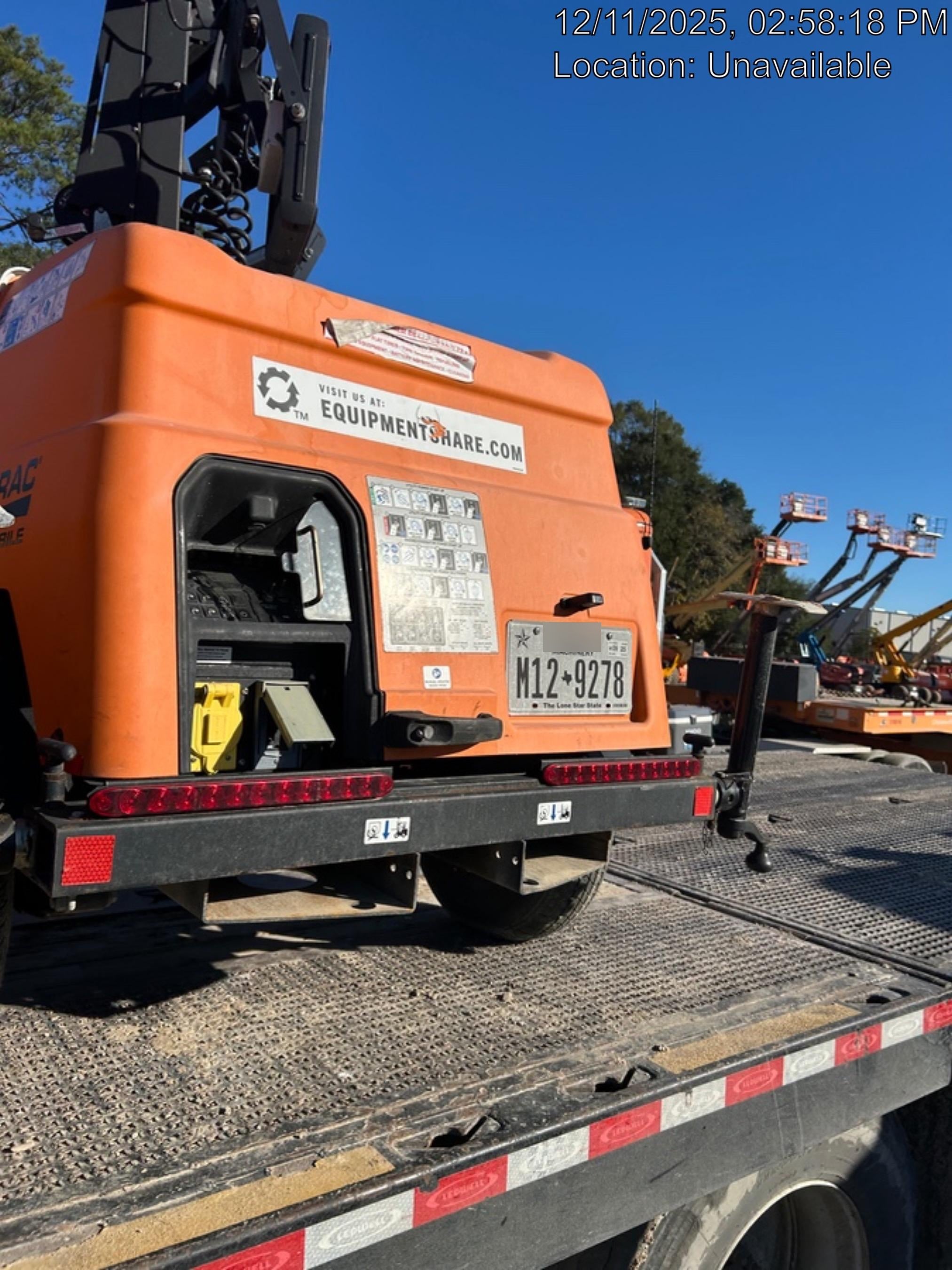 2023 Generac MLT2 Diesel, Flex Switch 120V Input, Powerzone Controller, 
(4) 320W LED Lights, 4kW Generator, 39.9 Gal Fuel Tank, 2" Ball, T3