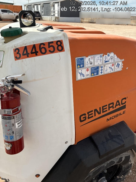 2023 Generac MLT2 Diesel, Flex Switch 120V Input, Powerzone Controller, (4) 320W LED Lights, 4kW Generator, 39.9 Gal Fuel Tank, 2" Ball, T3