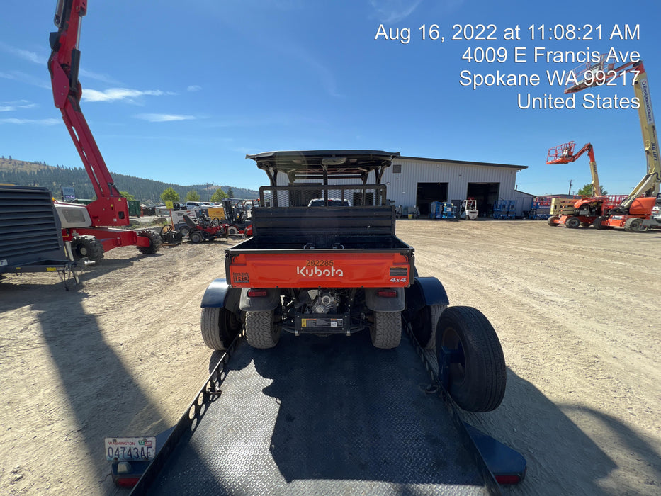 2022 Kubota RTV-X1140W-H Plastic Canopy, Windshield Acrylic Clear, LED Strobe Light, Wire Harness Kit, Back up Alarm