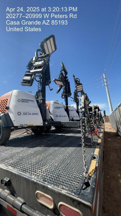 2024 Generac MLT2 Diesel, Flex Switch 120V Input, Powerzone Controller, 
(4) 320W LED Lights, 4kW Generator, 39.9 Gal Fuel Tank, 2" Ball, T3