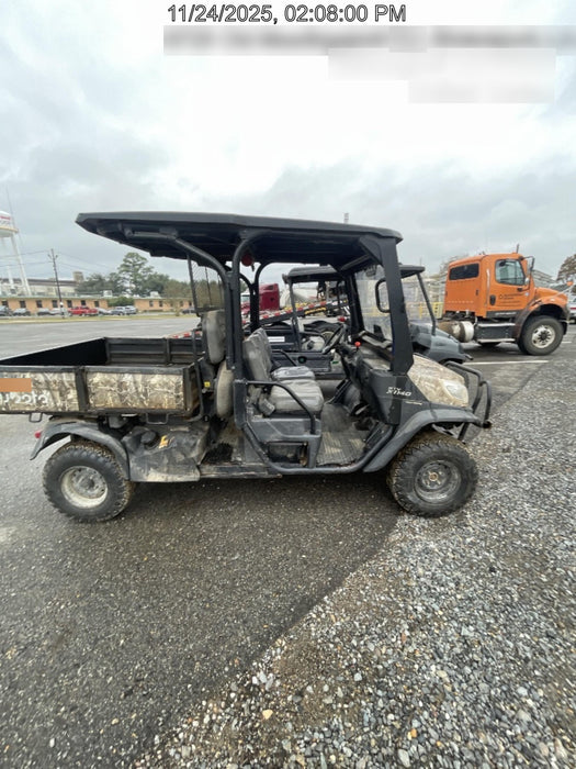 2020 Kubota RTV-X1140RL-A 4wd Utility Cart, Diesel, 4 Seat, LED Strobe, Windshield Polycarbonate HC, Plastic Canopy, Wire Harness Kit, Backup Alarm