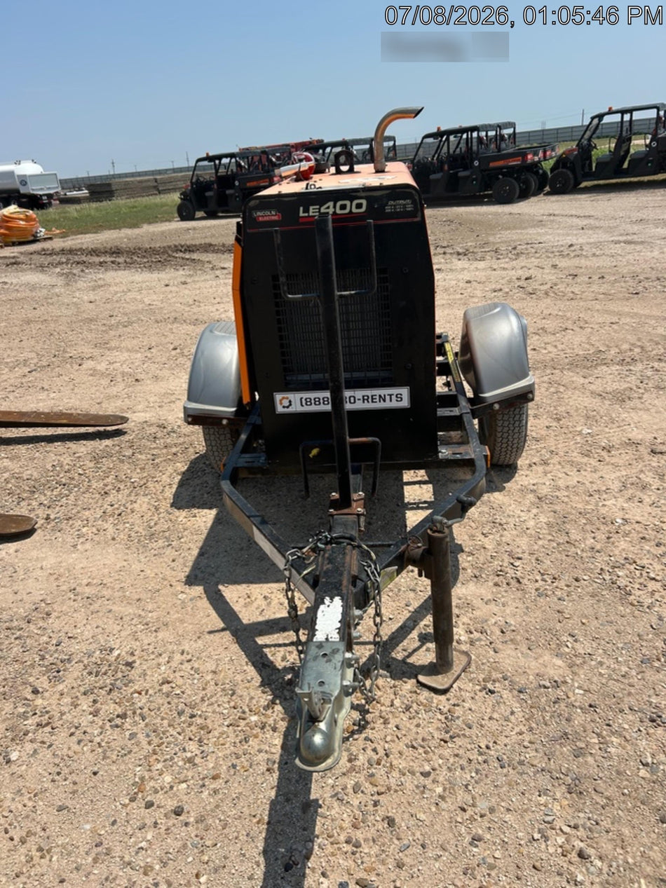 2022 Lincoln Electric LE400 Kubota V1505, Trlr, Cable Rack, Light Kit, ES Decals, T3