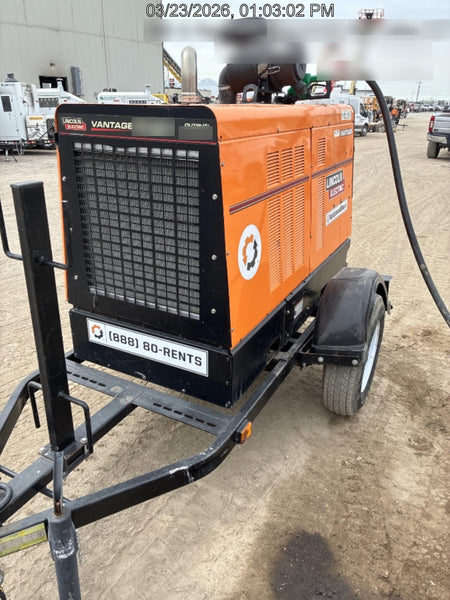 2021 Lincoln Electric Vantage 549X Ready Pak 3, ORANGE (includes trailer, cable rack, fender light kit)