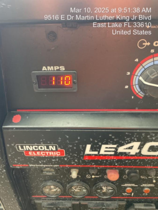 2024 Lincoln Electric LE400 Kubota V1505, Trlr, Cable Rack, Light Kit, ES Decals, T3