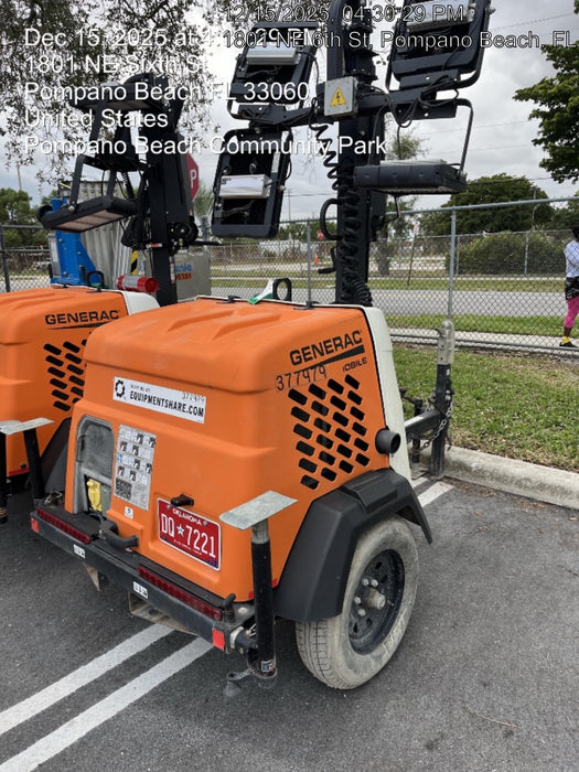 2023 Generac MLT2 Diesel, Flex Switch 120V Input, Powerzone Controller, 
(4) 320W LED Lights, 4kW Generator, 39.9 Gal Fuel Tank, 2" Ball, T3