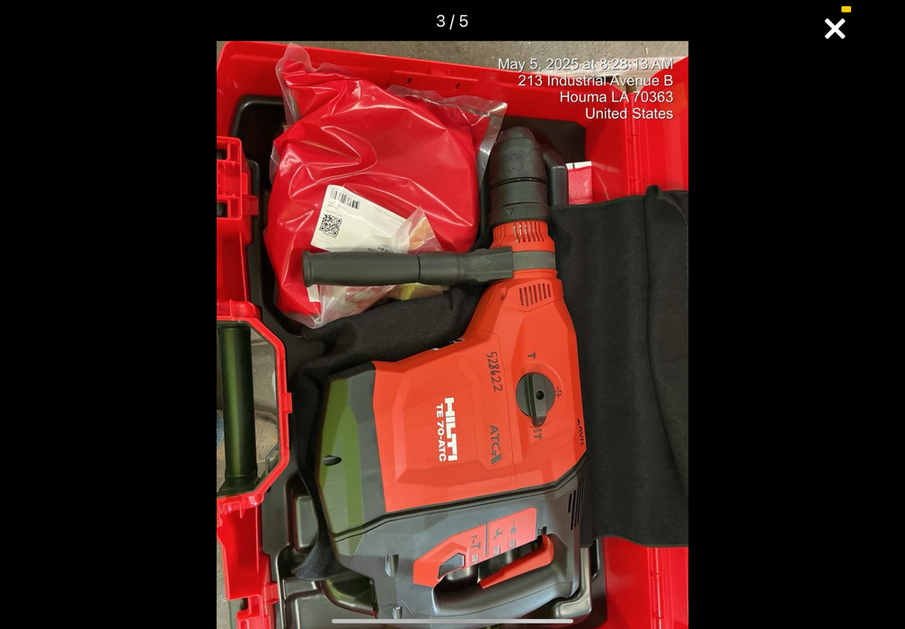 2025 HILTI TE 70-ATC/AVR