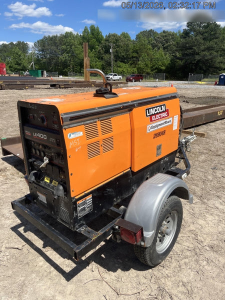 2022 Lincoln Electric LE400 Kubota V1505, Trlr, Cable Rack, Light Kit, ES Decals, T3