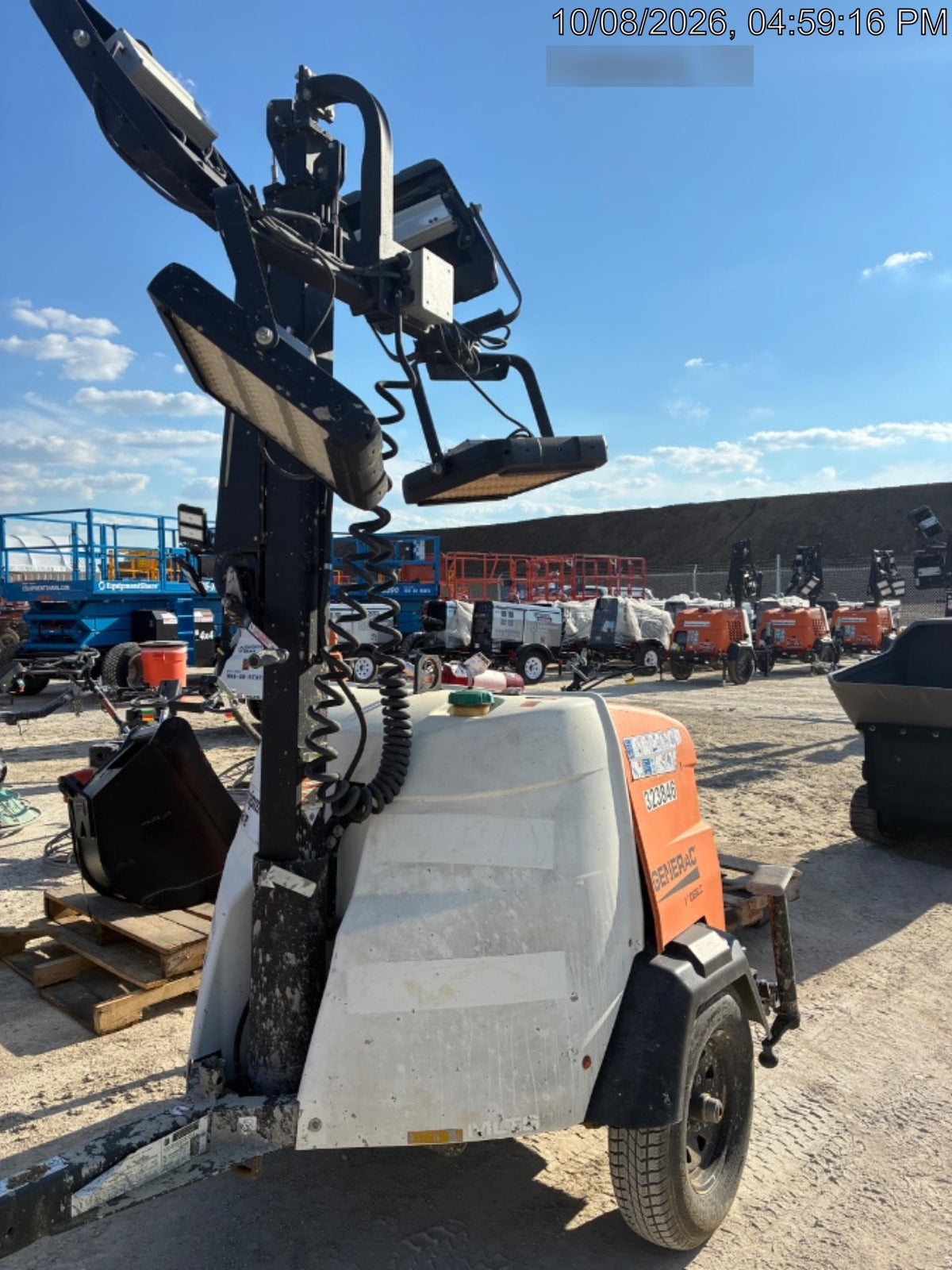 2023 Generac MLT2 Diesel, Flex Switch 120V Input, Powerzone Controller, (4) 320W LED Lights, 4kW Generator, 39.9 Gal Fuel Tank, 2" Ball, T3