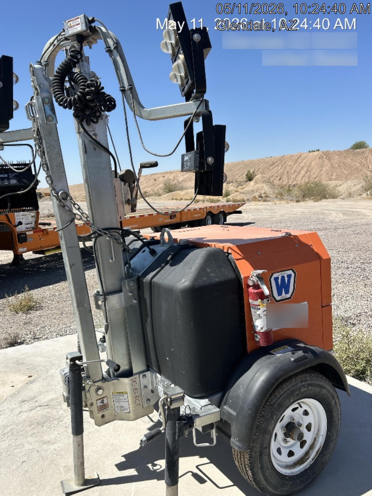 2024 Wanco WLTT-4MM4K Diesel, Deep Sea Controller, Shore Power Plug, Auto Start, (4) 350W LED Floodlights, 4kW Generator, 60 Gal Fuel Tank, 2" Ball, T3