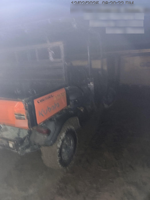 2021 Kubota RTV-X1140W-H Plastic Canopy, Windshield Acrylic Clear, LED Strobe Light, Wire Harness Kit, Back up Alarm