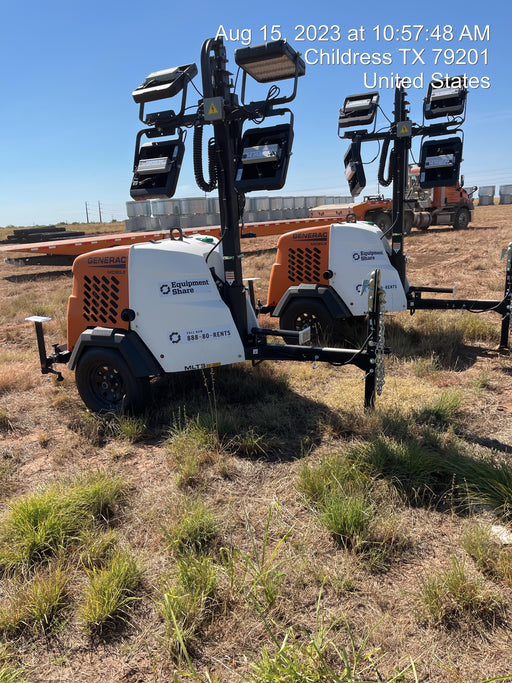 2023 Generac MLT2 Diesel, Flex Switch 120V Input, Powerzone Controller, (4) 320W LED Lights, 4kW Generator, 39.9 Gal Fuel Tank, 2" Ball, T3
