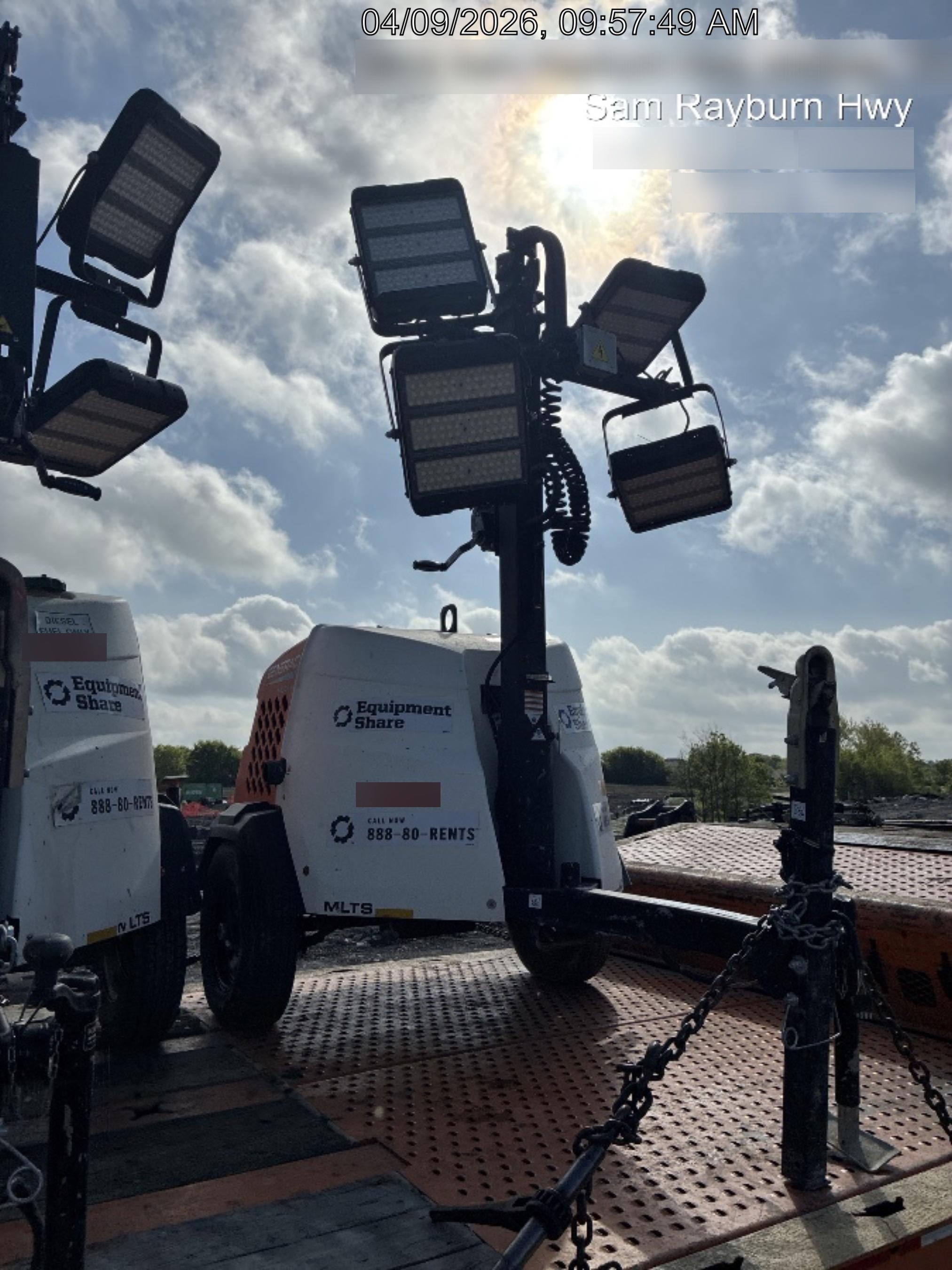 2024 Generac MLT2 Diesel, Flex Switch 120V Input, Powerzone Controller, 
(4) 320W LED Lights, 4kW Generator, 39.9 Gal Fuel Tank, 2" Ball, T3