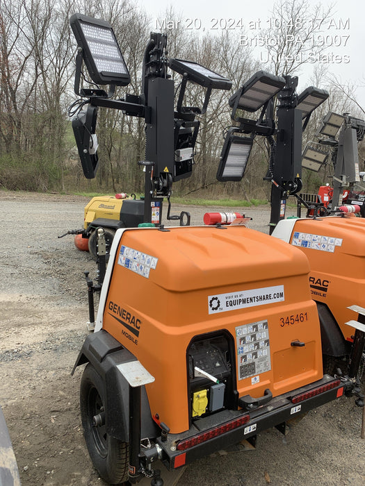 2023 Generac MLT2 Diesel, Flex Switch 120V Input, Powerzone Controller, (4) 320W LED Lights, 4kW Generator, 39.9 Gal Fuel Tank, 2" Ball, T3